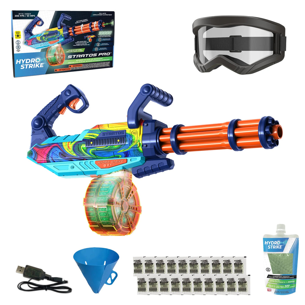 Battery Gel Bead Blaster with Glow-in-the-Dark Rotating Barrel Q776