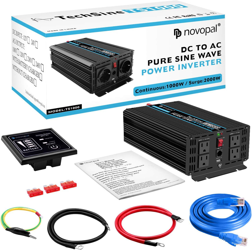 1000 Watt Pure Sine Wave Power Inverter T9345