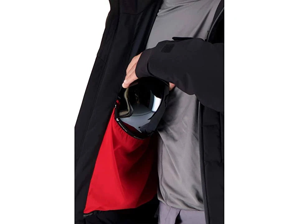 Mens Black Down Hybrid Jacket J54691