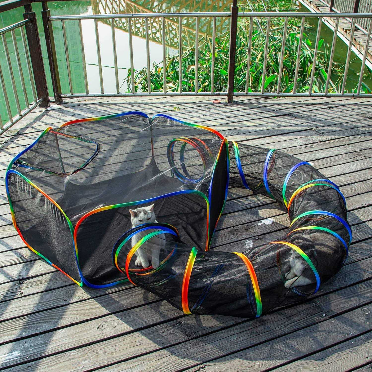 Outdoor Cat Enclosures Playground Portable Cat Tent L7642