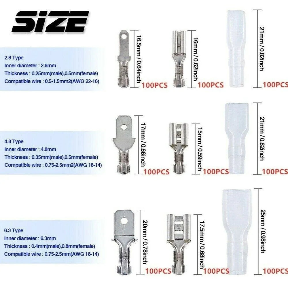 900PCS Crimp Terminals Kit V994