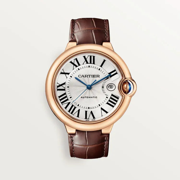 Cat Watch with Black Brown Leather Strap K9231