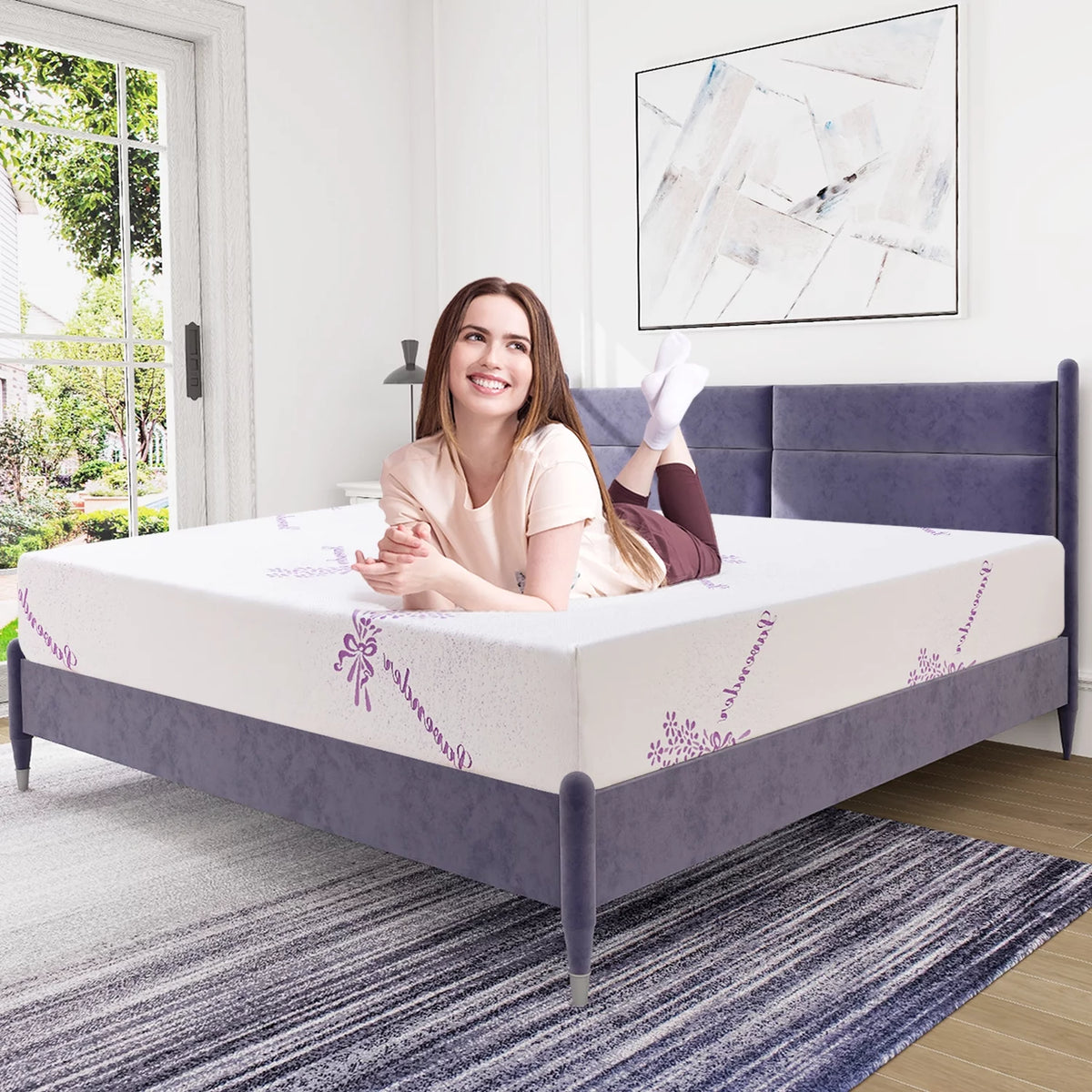 8 inch Memory Foam Twin Mattress I580