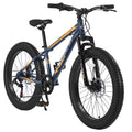 24 Inch Fat Tire Bike 7 Speeds Mountain Bike U832835