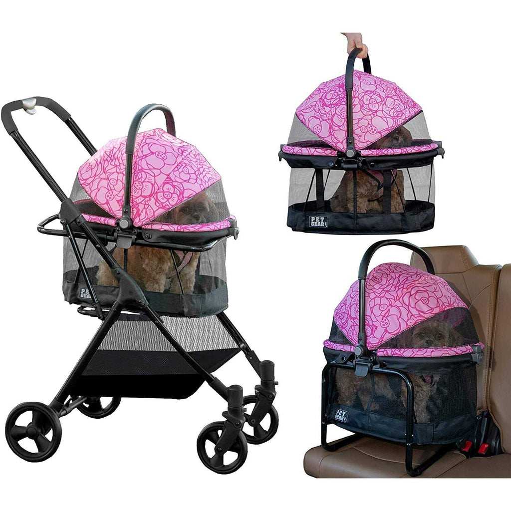 Pet Stroller Booster and Carrier Travel System E7623