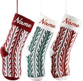 18.5'' Burlap Plaid Christmas Stockings 1-Pack I37974