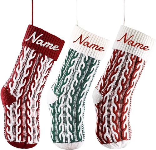 18.5'' Burlap Plaid Christmas Stockings 1-Pack I37974