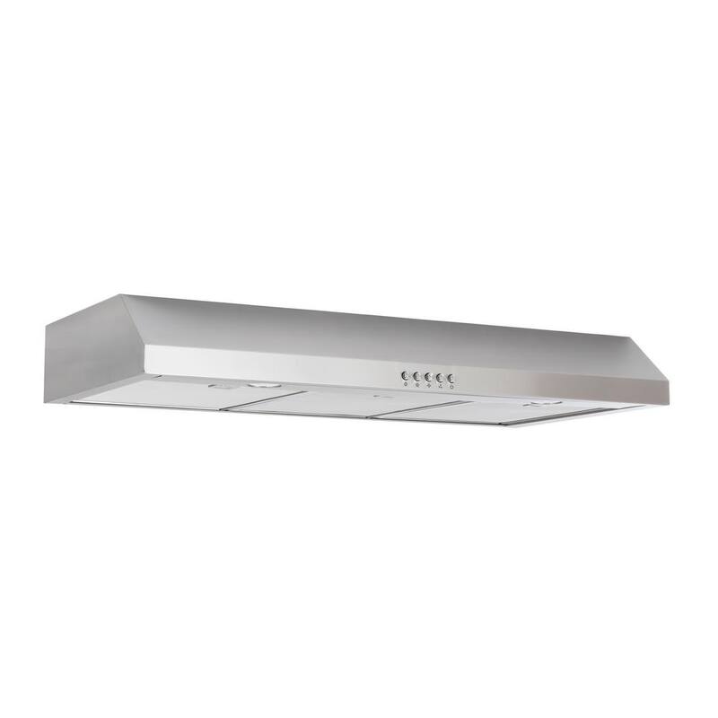 36 in. 320 CFM Convertible Under Cabinet Range Hood in Stainless Steel N565596