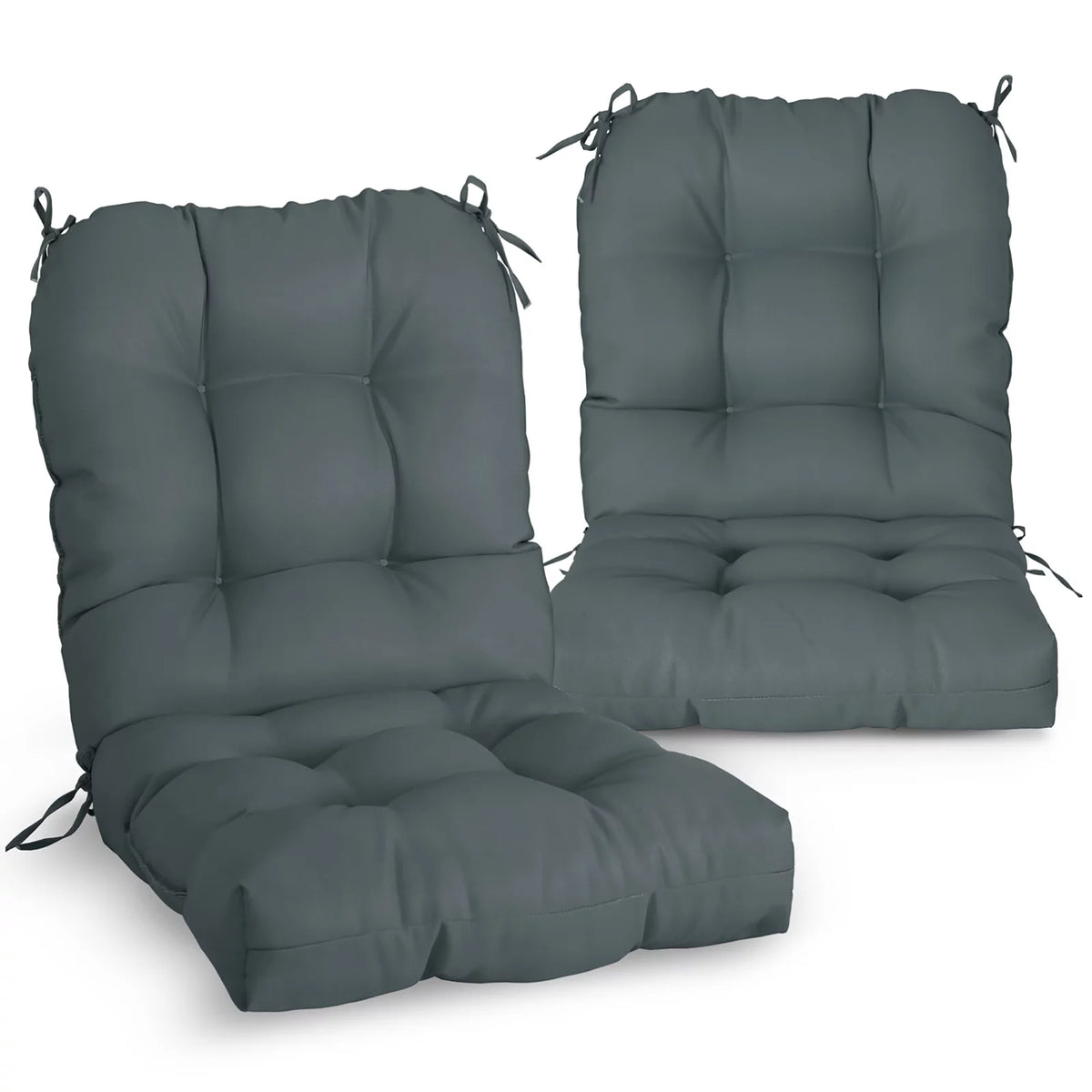 Tufted Outdoor Indoor Chair Cushion Set of 2 T342