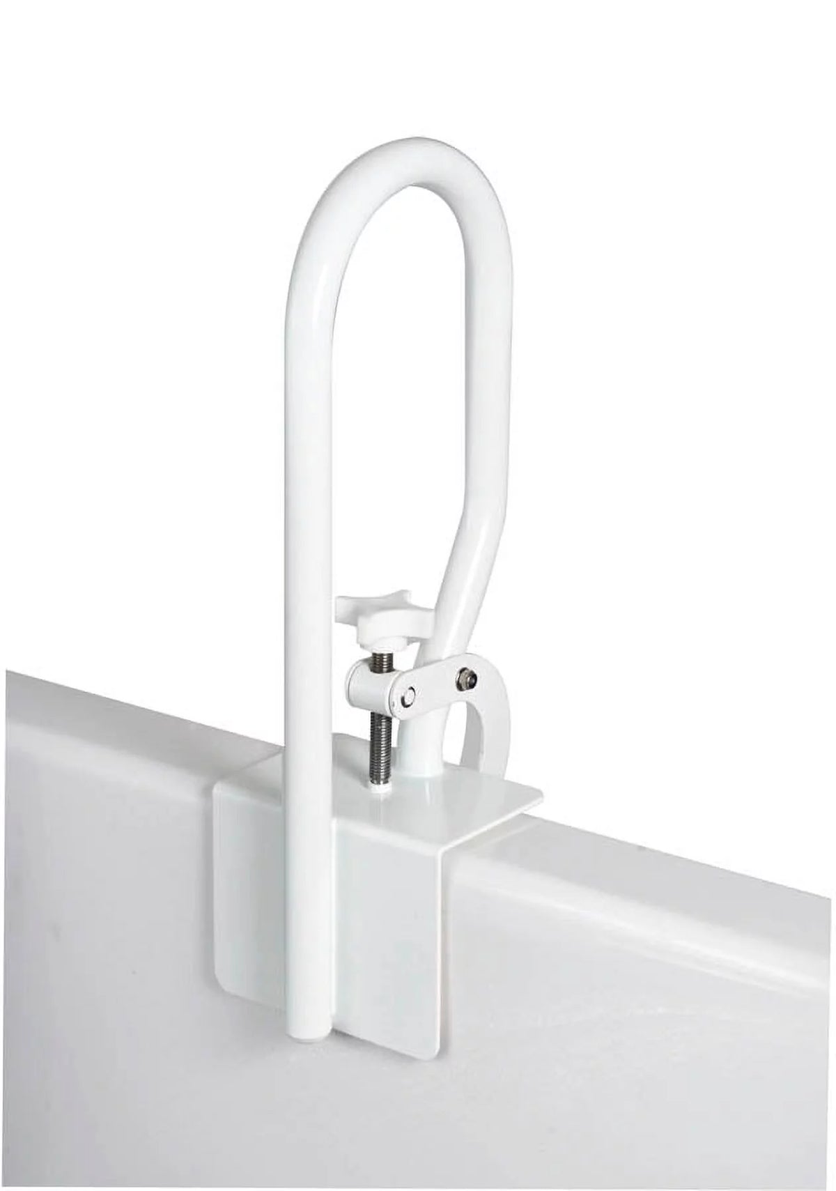 Fiberglass Bath Safety Grab Bar, White, 200 lb Capacity U18856
