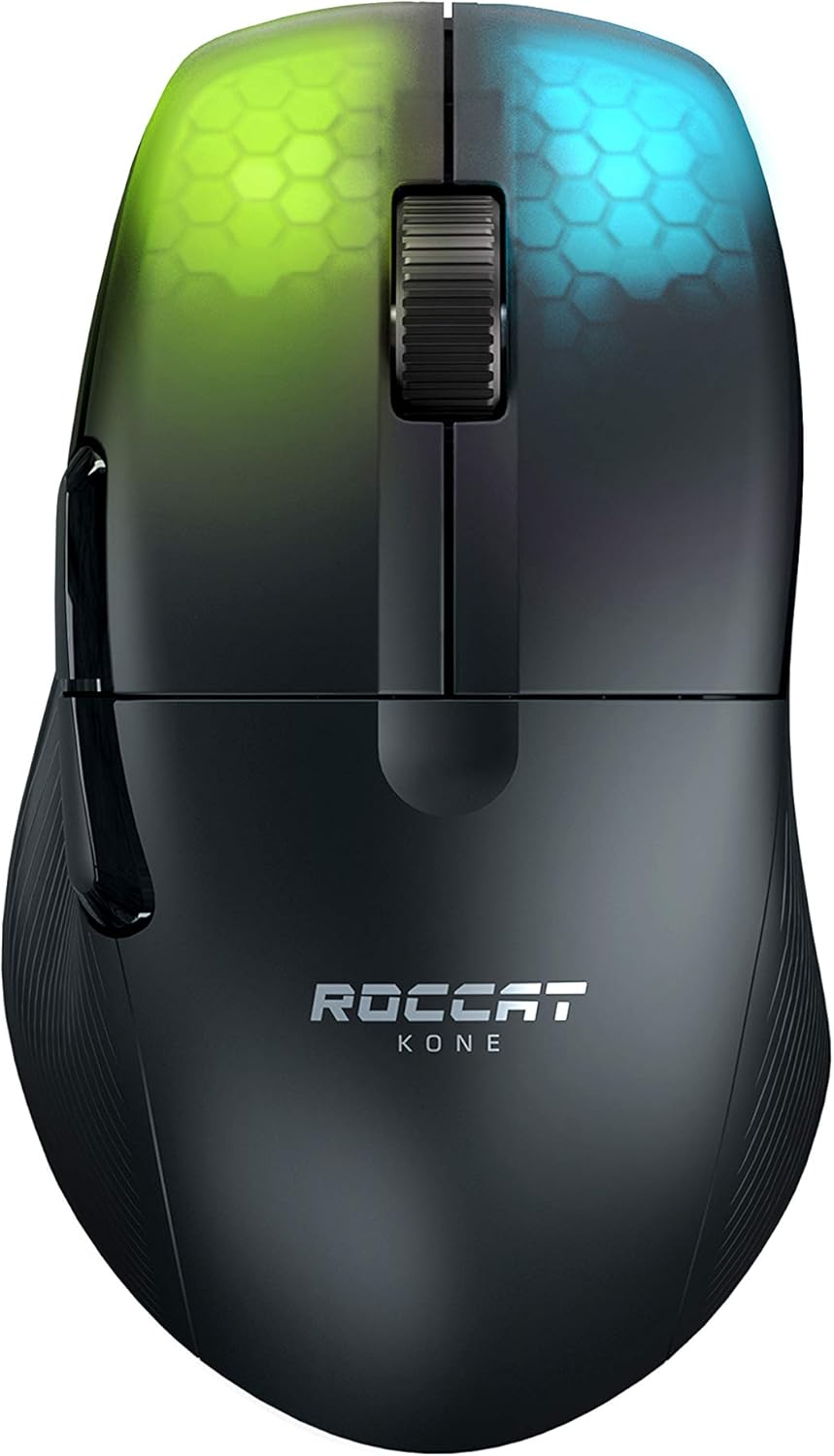 Black Wireless Ergonomic Gaming Mouse J8212