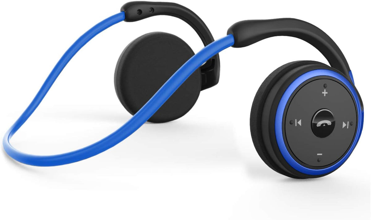 Bluetooth Headphones Wrap Around Head, Black Pack of 2 E1412
