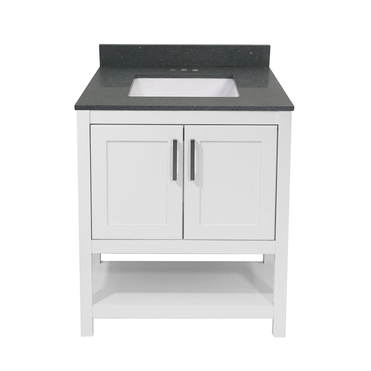 25 in. Bath Vanity with Quartz Stone Vanity Top and Backsplash M28731
