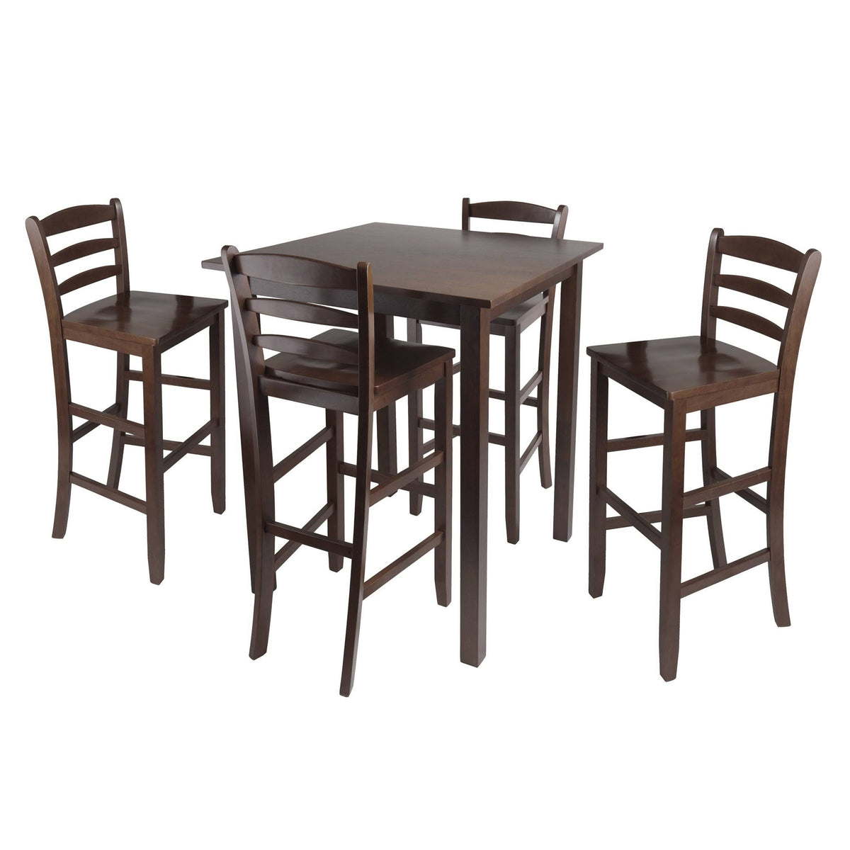 5pc High Table with Ladder Back Stools B34663
