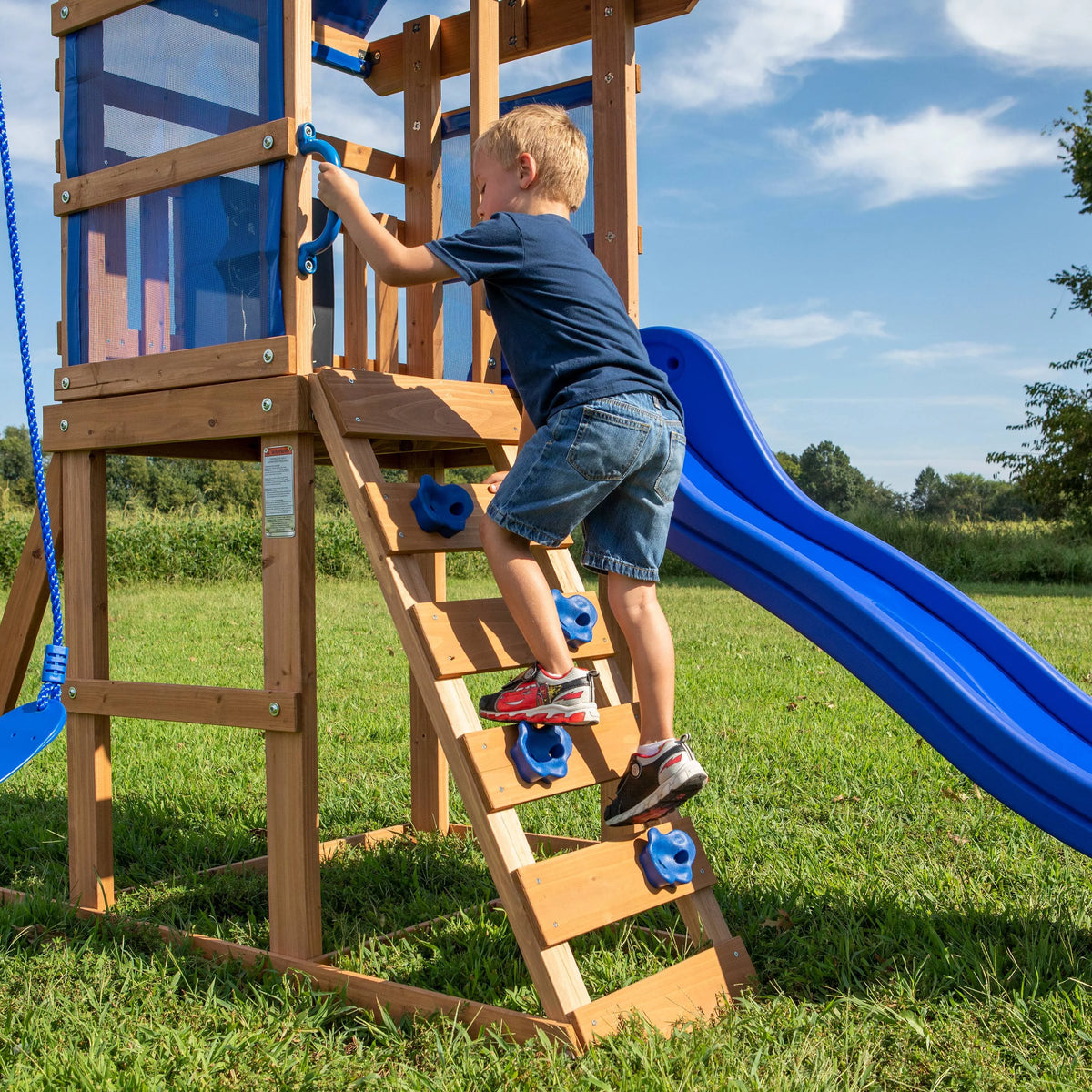 Wooden Cedar Swing Set U970