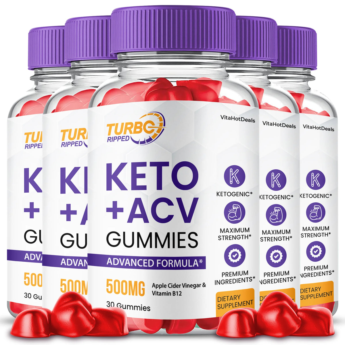 Keto ACV Gummies 5 Pack T454144