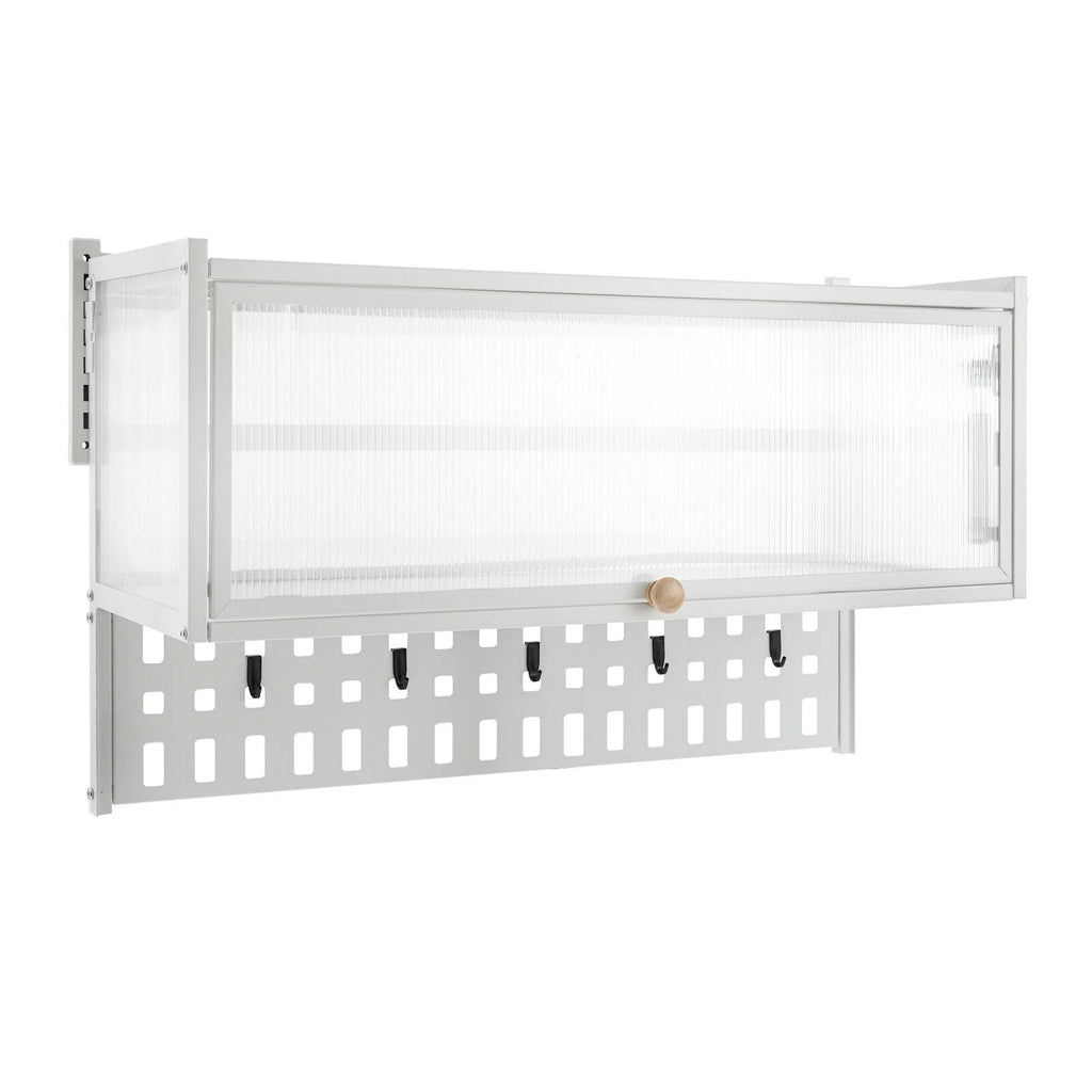 Wall Mounted Cabinet with 5x Hooks W3746