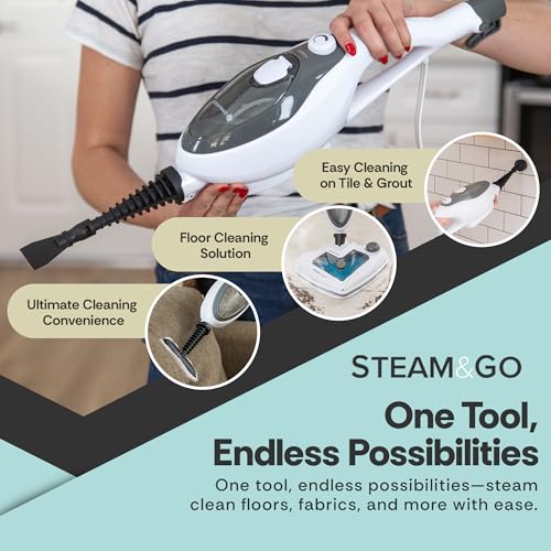 10-in-1 Steam Mop Handheld Steam Cleaner D182255
