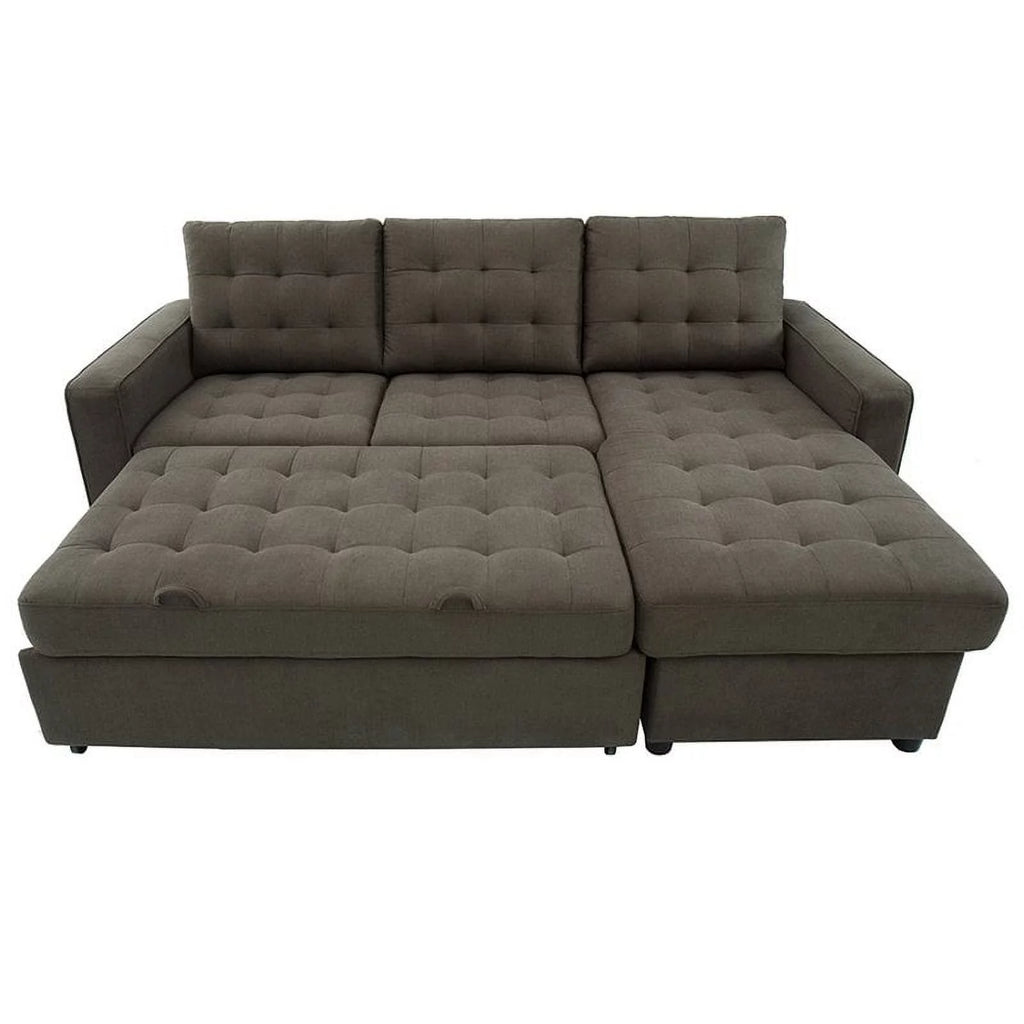 Espresso Sleeper Sectional A52353