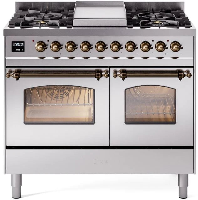 40 Dual Fuel Natural Gas Range in Stainless Steel J5463