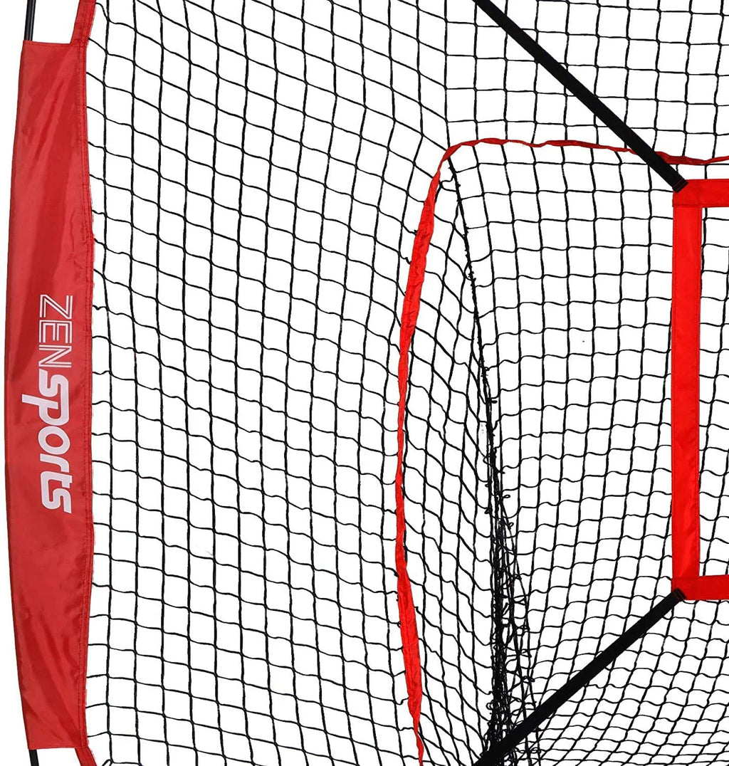 Baseball Softball Practice Net with Batting Tee and Carrying Bag D218