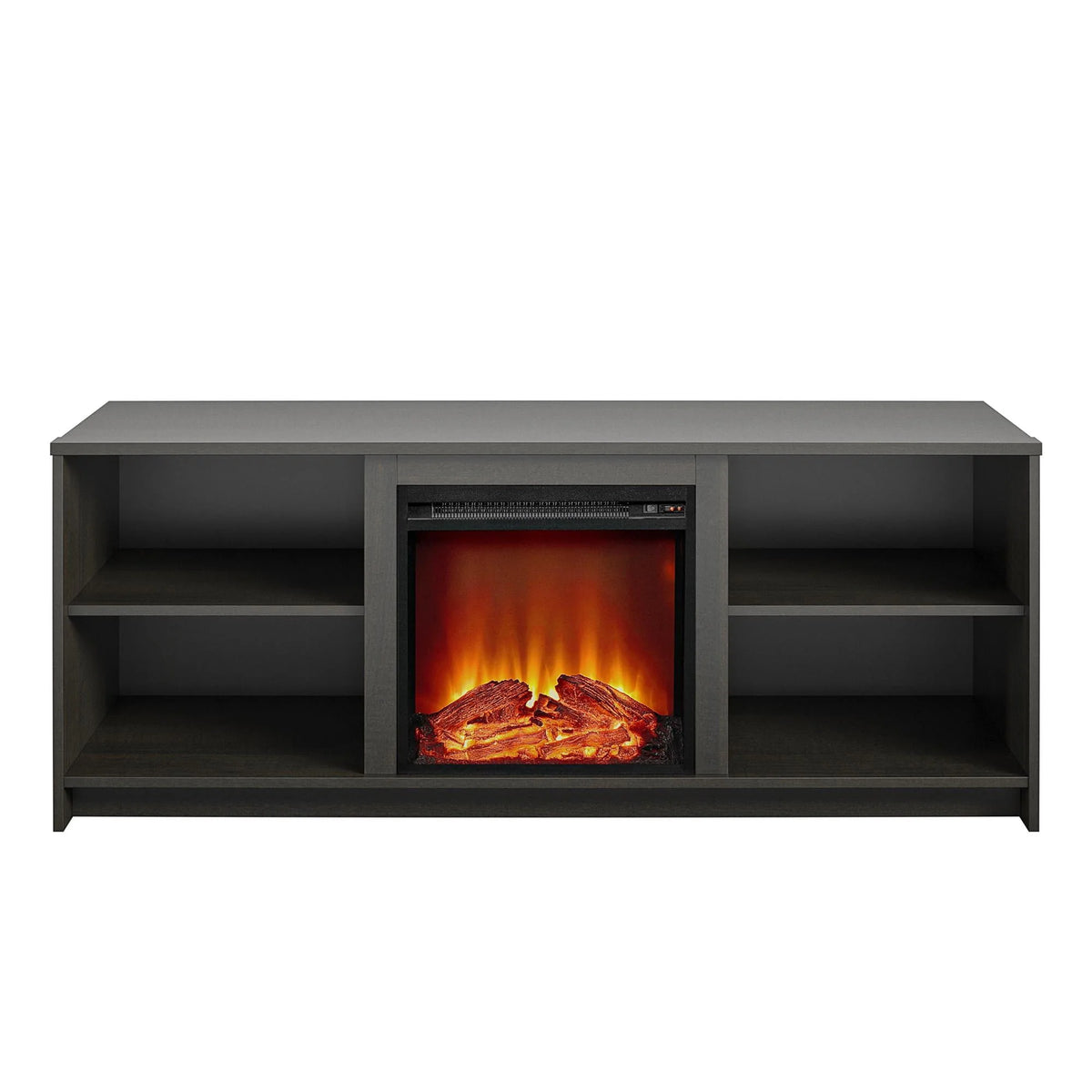 Black Oak Fireplace TV Stand M9731