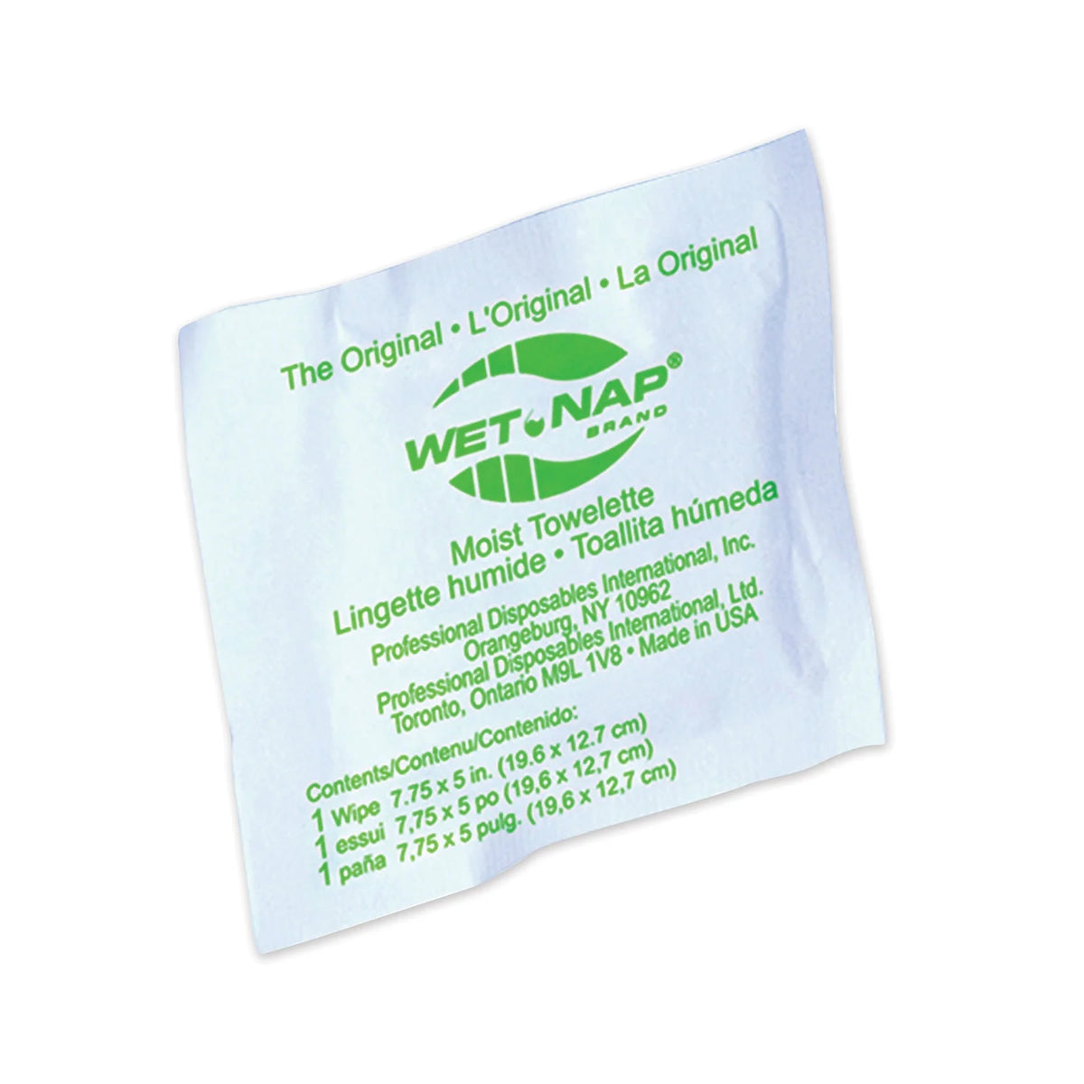 White Premoistened Towelettes 100/Pack 10 Packs/Carton Q2125