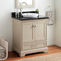30x22 Taupe Wood Vanity Cabinet K50888