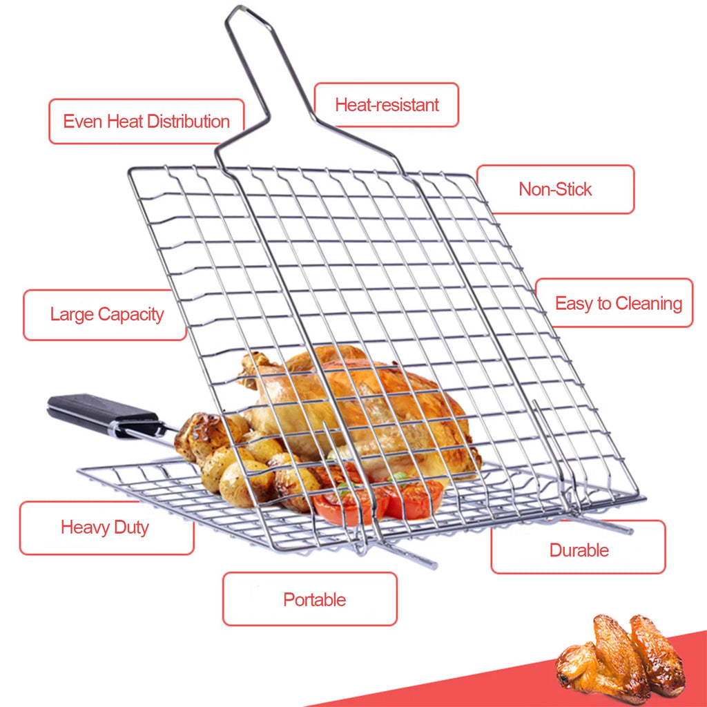 Non-Stick Heavy Duty Grill Basket B435154