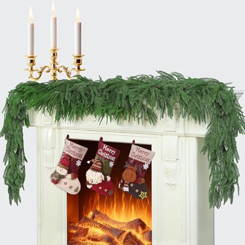 6 Ft 2 Pcs Artificial Norfolk Pine Garland H935