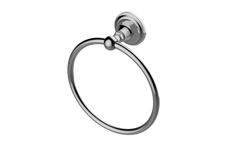 Brushed Nickel Towel Ring R688