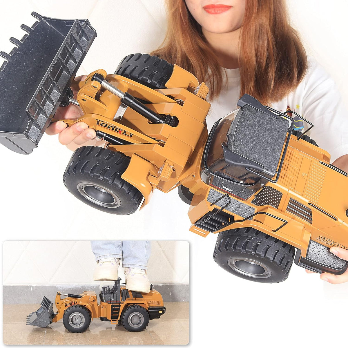 1:14 RC Construction Excavator with LED Lights and Sound Y463