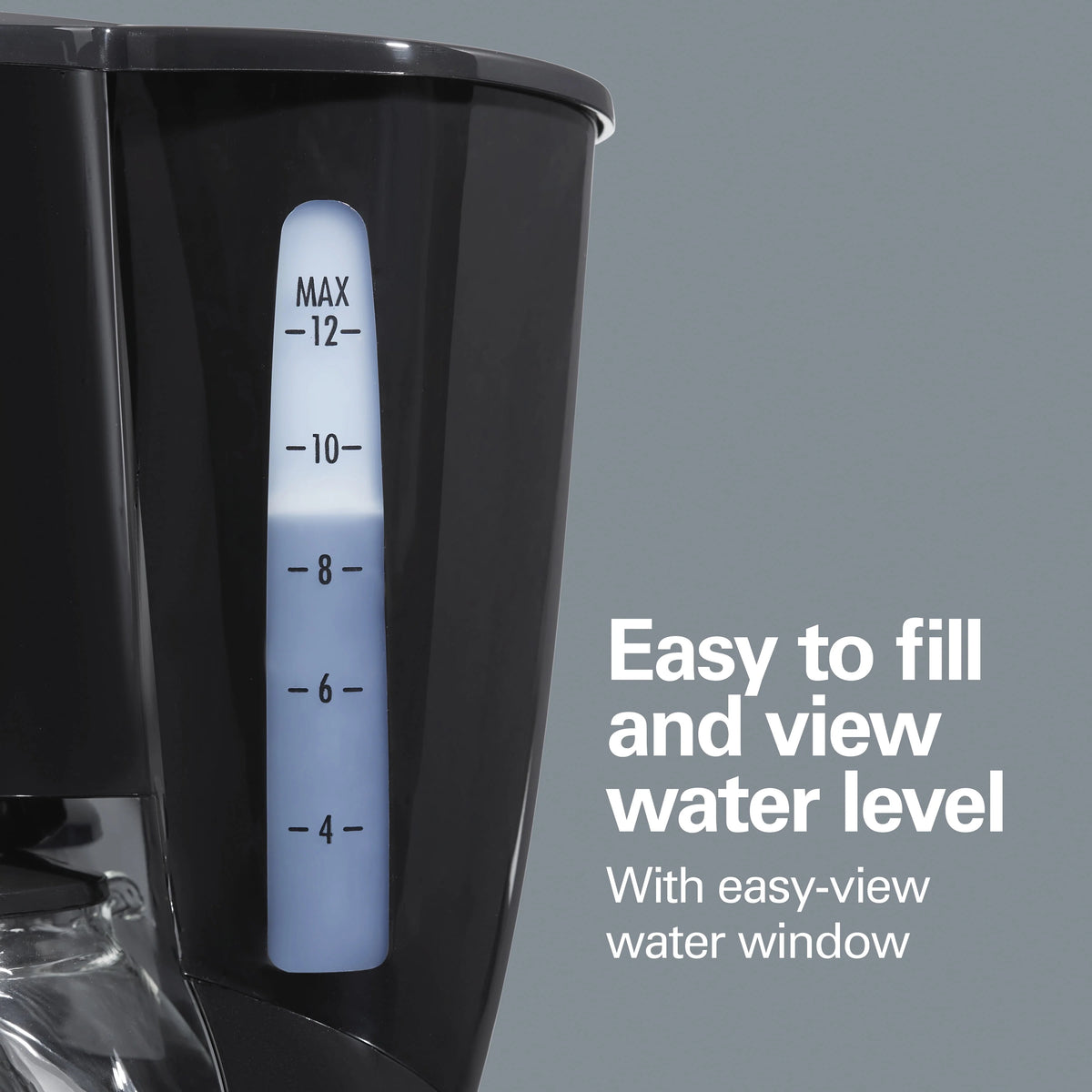 12 Cup Programmable Coffee Maker with Glass Carafe J104855
