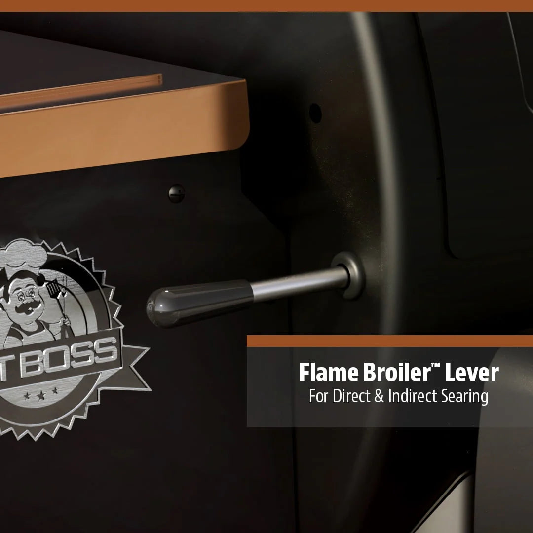Wood Pellet Grill/Gas Griddle Combo M6022