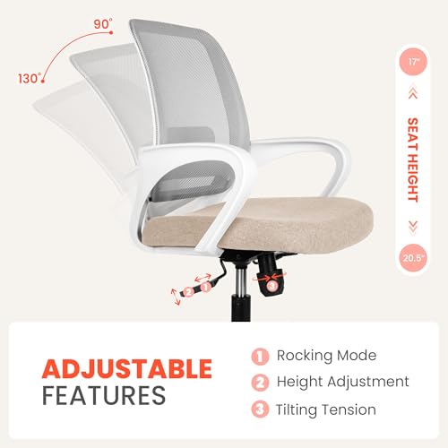 Black Ergonomic Mesh Office Chair with Lumbar Support F991
