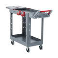 Black 2 Shelf Utility Cart S50228