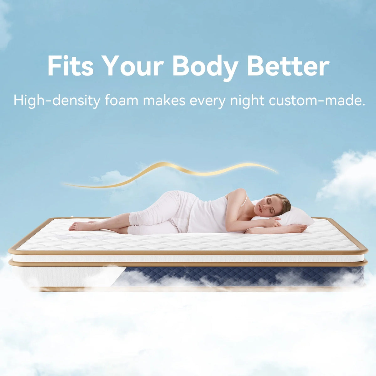 Queen 10 Inch Memory Foam Mattress L952692