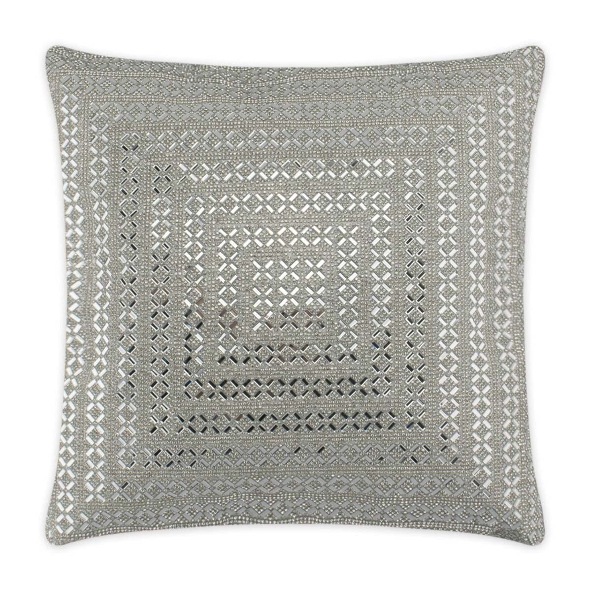 Charcoal 20x20 Rhinestone Pillow H384685