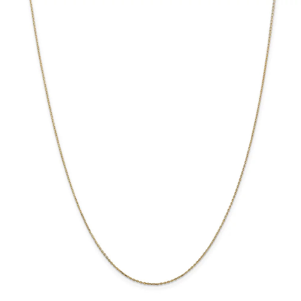 14k Yellow Gold Ace of Spades Necklace O196232