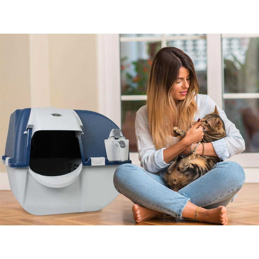 Self Cleaning Litter Box and 100 Bags B966195