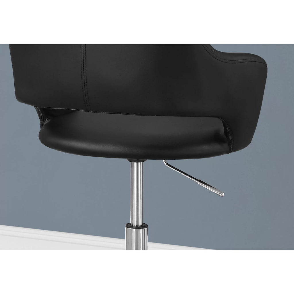 Set of 2 Black Upholstered Office Chair Z867
