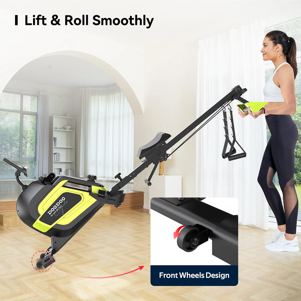 3-in-1 Foldable Magnetic Rowing Machine R6946
