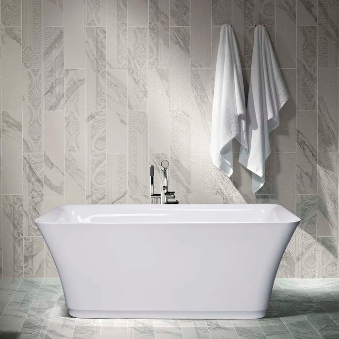 59 Freestanding Soaking Bathtub F5436