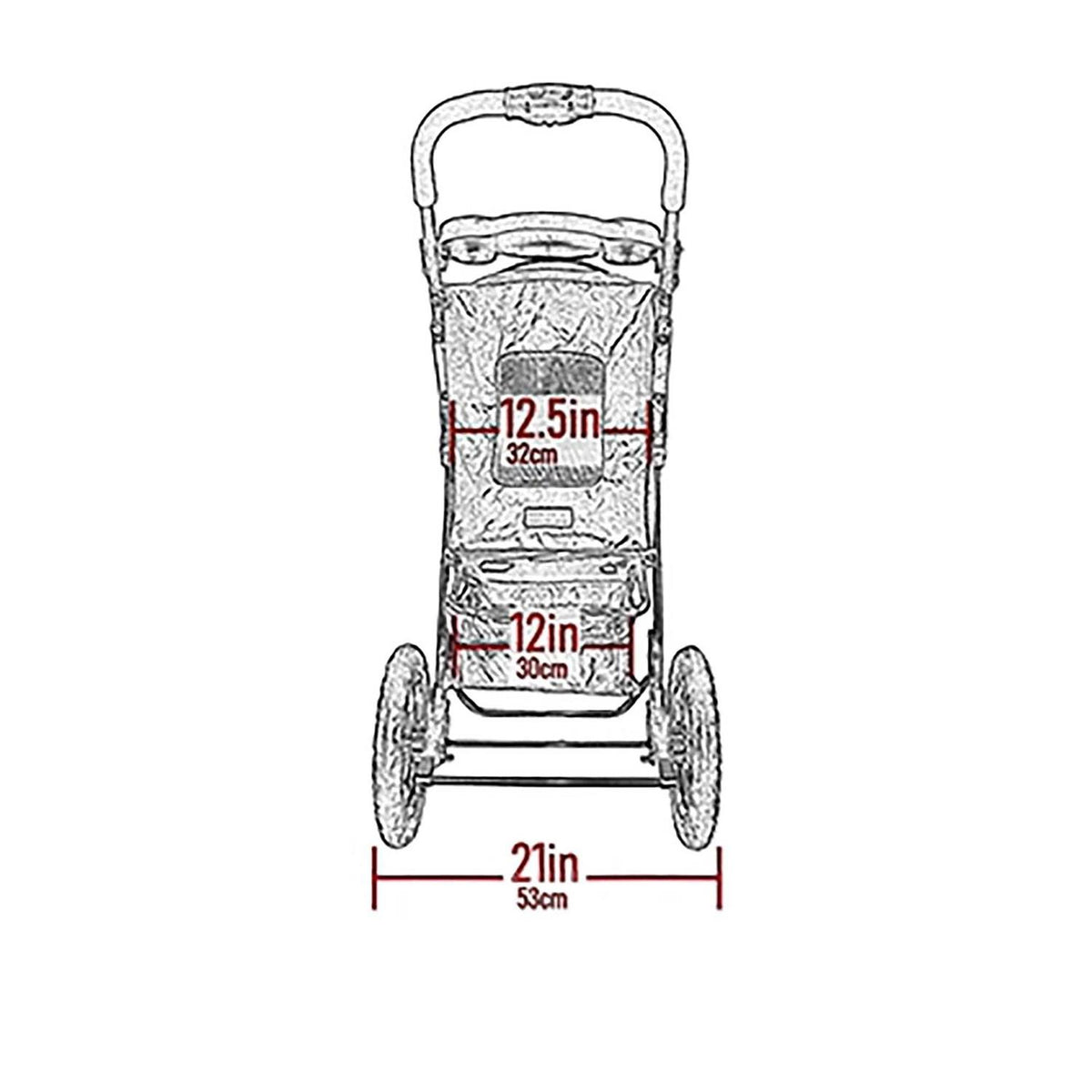 No-Zip Pet Stroller R29541