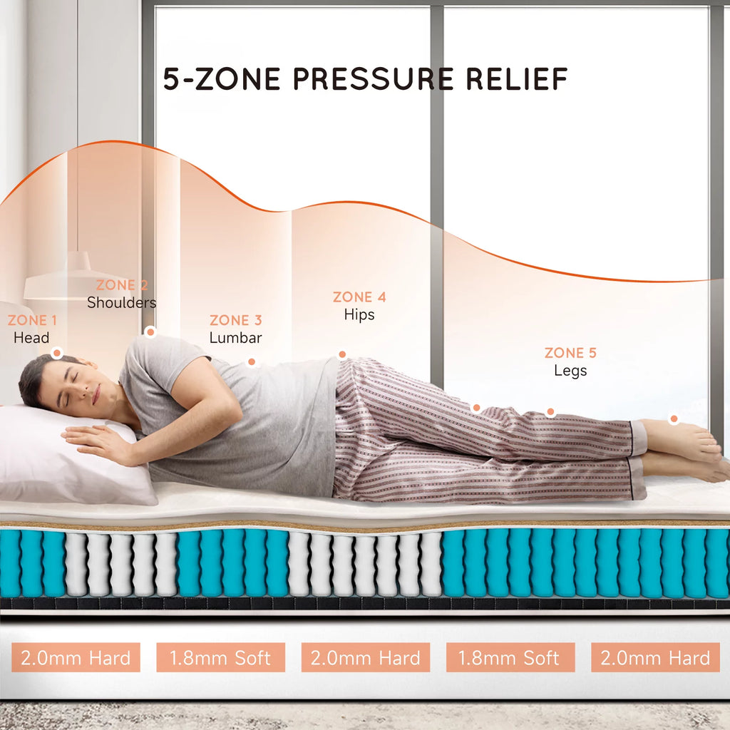 Full Size 10 inch Hybrid Mattress O630554