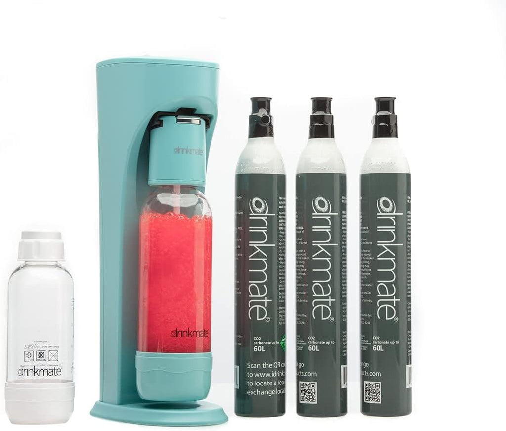Sparkling Water and Soda Maker with CO2 and BPA Free Bottles N449