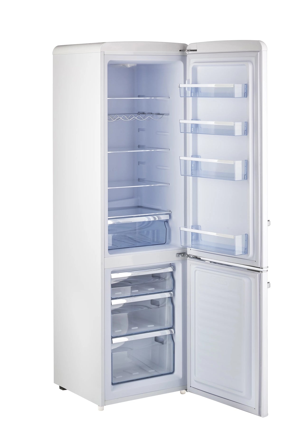 Classic Retro Bottom Freezer Refrigerator F22368