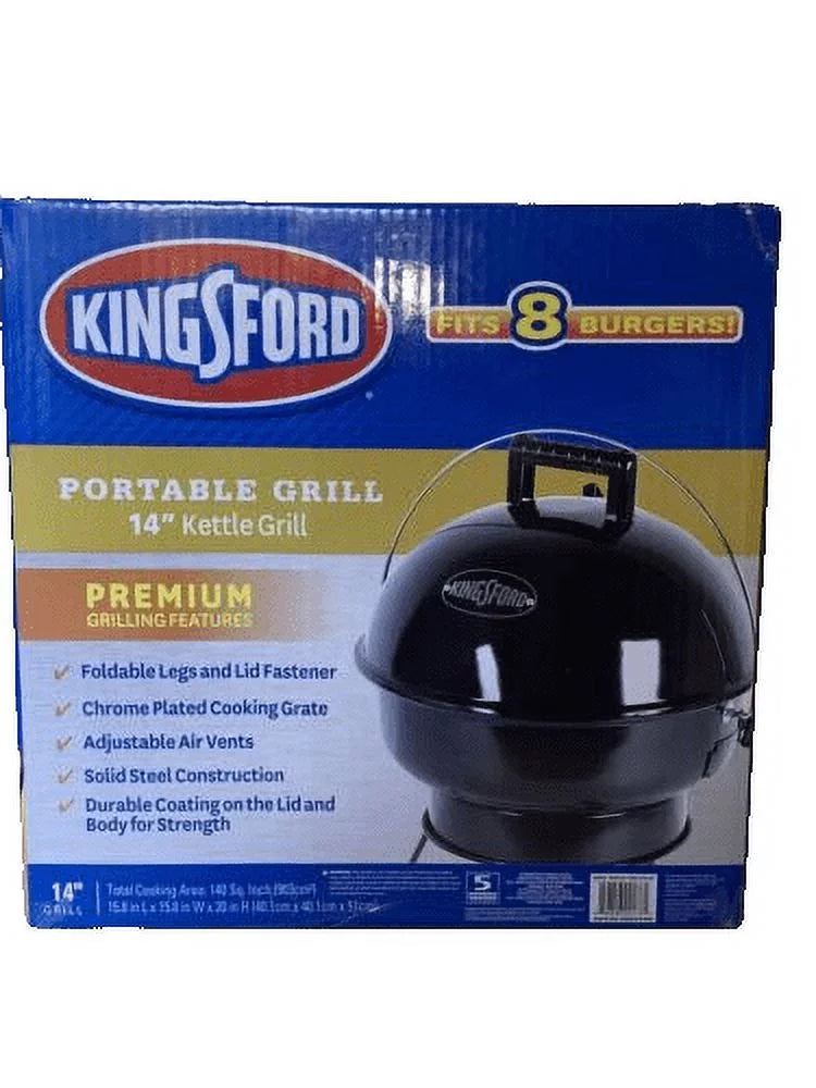 14" Portable Charcoal Grill Black N908618