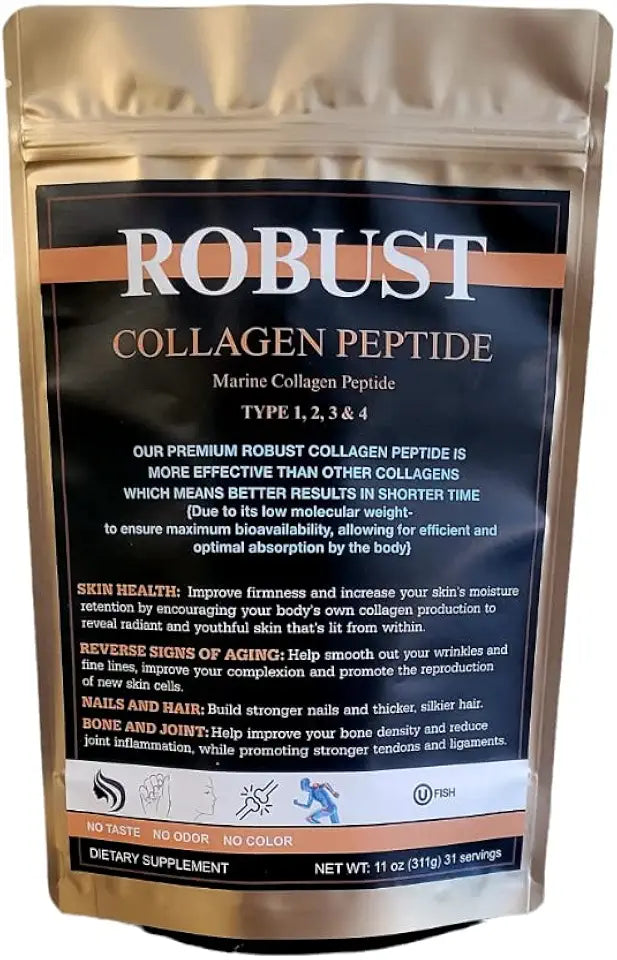 Hydrolyzed Marine Collagen Peptide Type 1, 2, 3 and 4 11 Ounce M5785