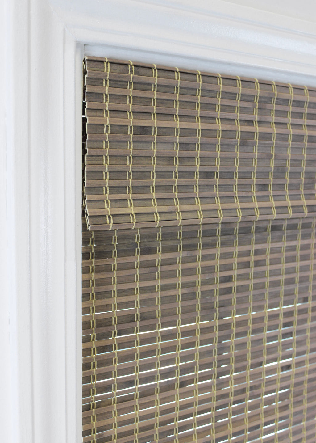 Cordless Privacy Weave Roman Shade F40431